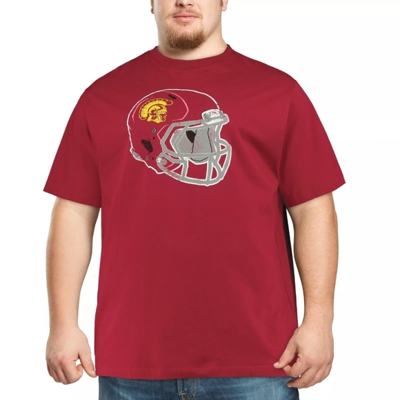 Men's Profile Cardinal USC Trojans Big & Tall On Field T-Shirt Size XLT NWT. - Picture 5 of 7